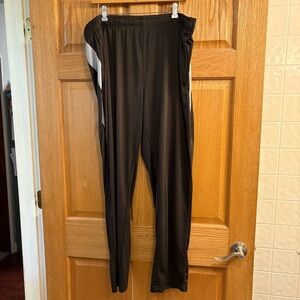 MTA Sports Men’s Activewear Pants Black Gray - Size XL - Straight Leg Loose Fit